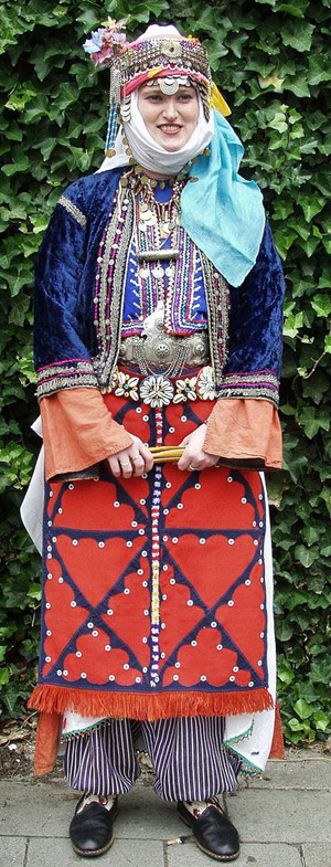 Ottoman Man Outfit Folk Anatolian Turkish Costume 